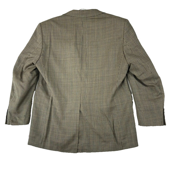 Lauren Ralph Lauren Sport Coat Men's Size 44R Houndstooth Two Button Wool - Picture 2 of 11